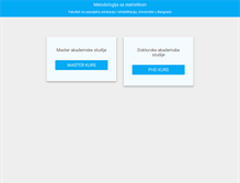 Tablet Screenshot of metodologija.org
